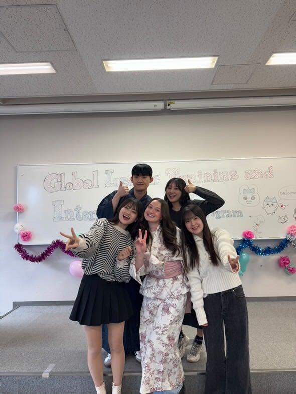 nursing students at Keio University Conference